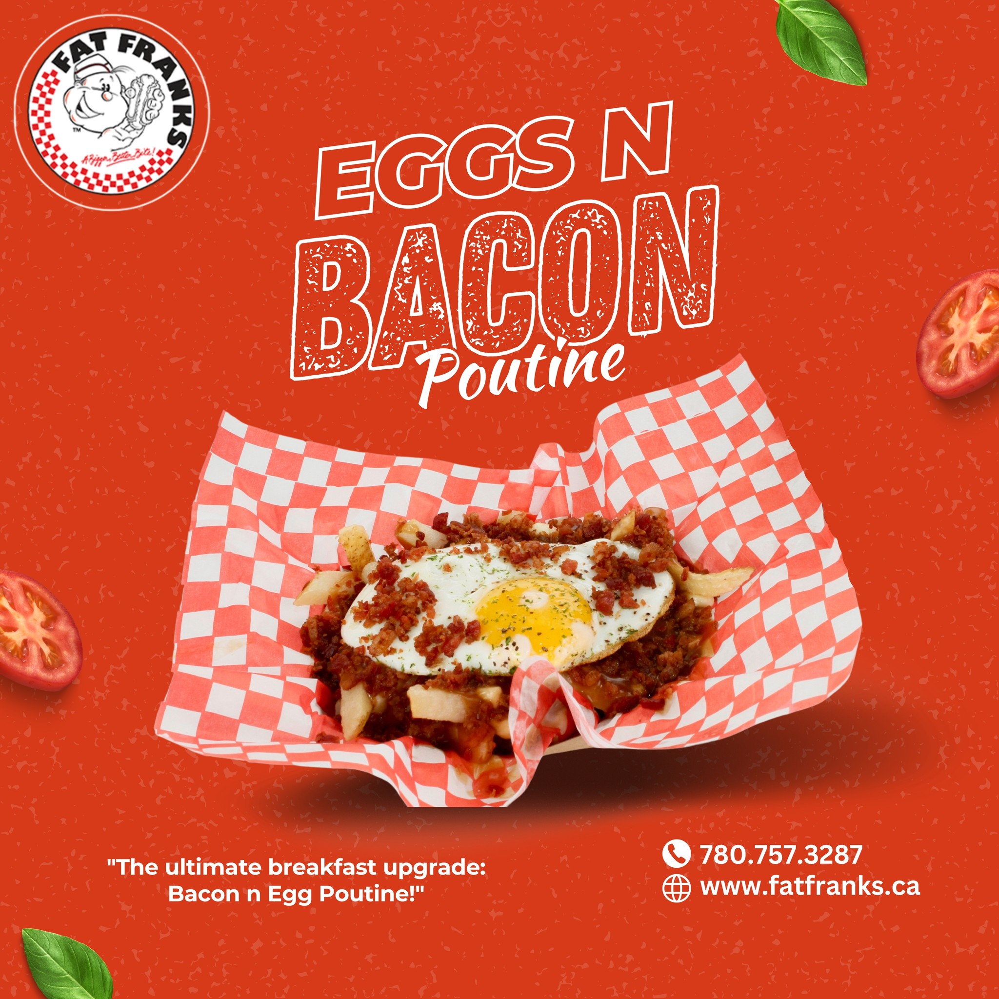 Fat Franks Eggs N Bacon Poutine